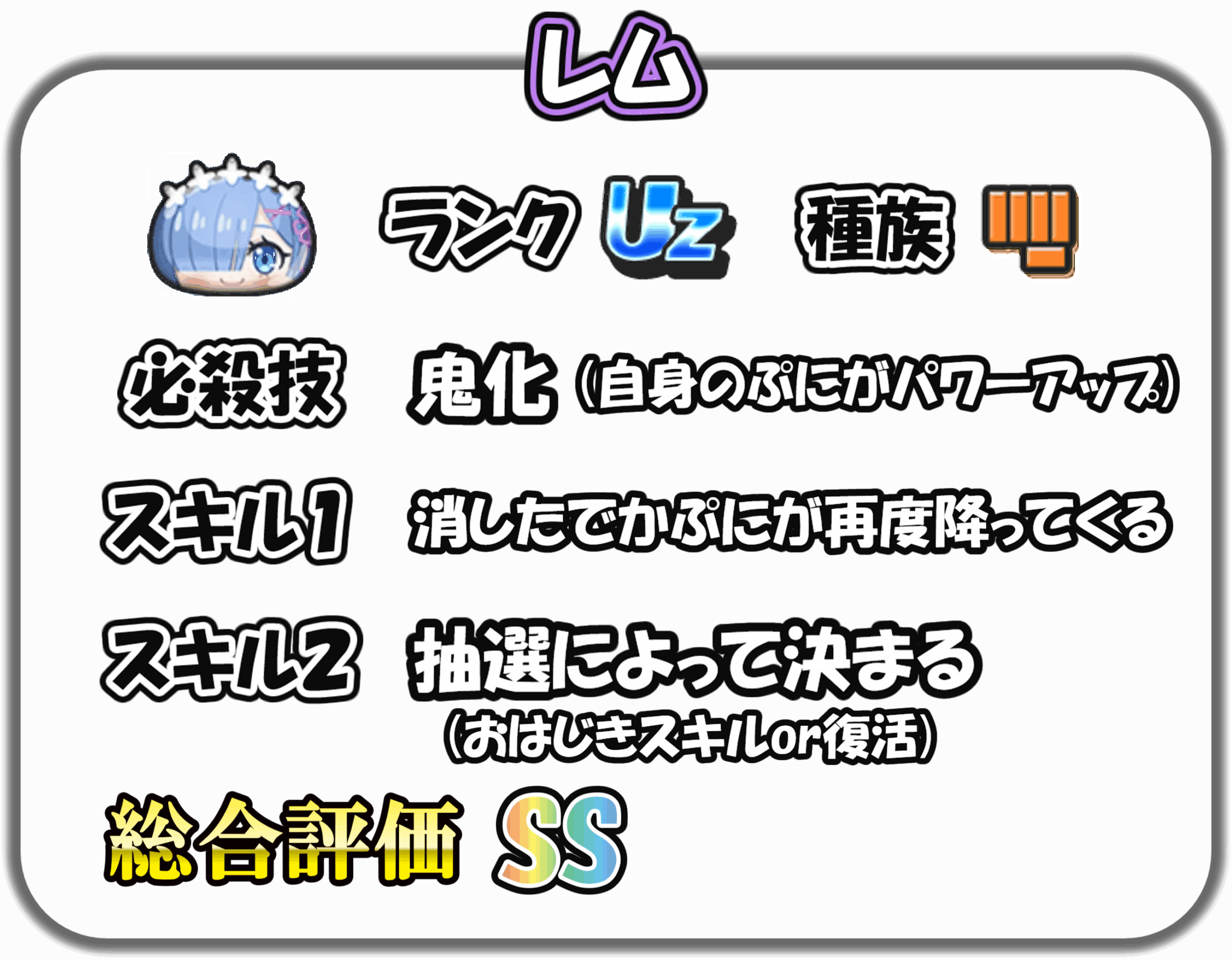 レムの解説