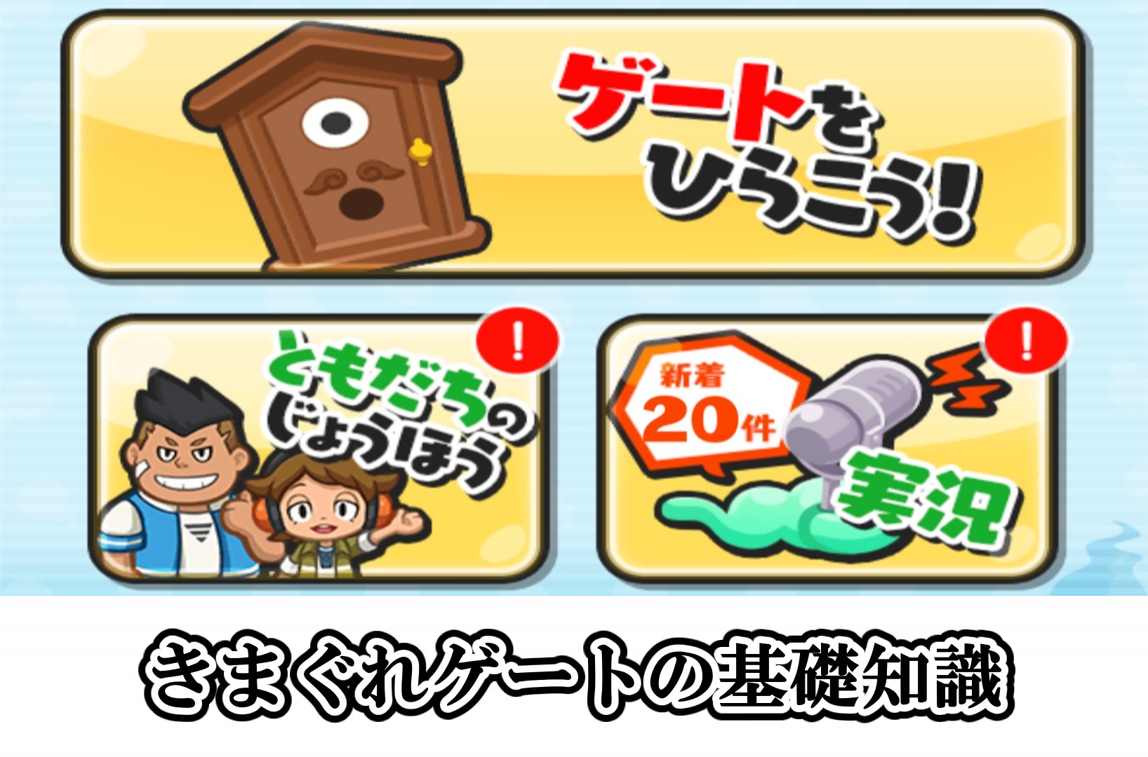 きまぐれゲートの基礎知識