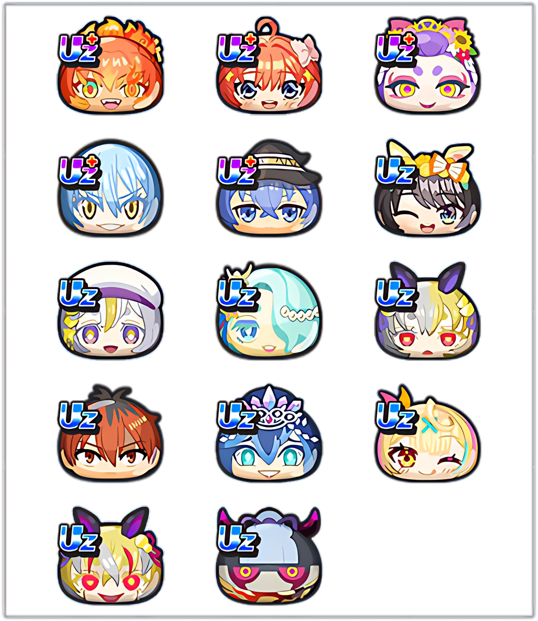 でかぷに振りのキャラ