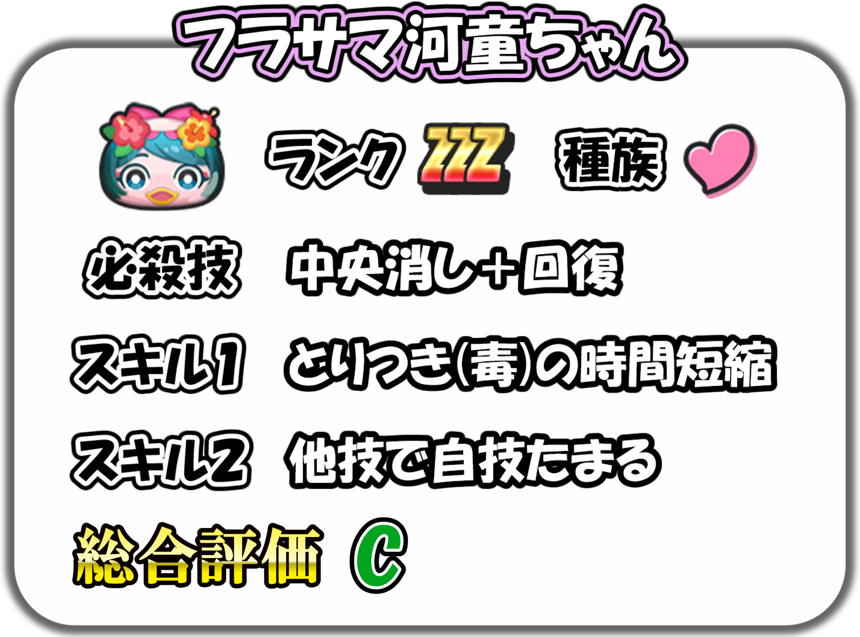 フラサマ河童ちゃんの解説