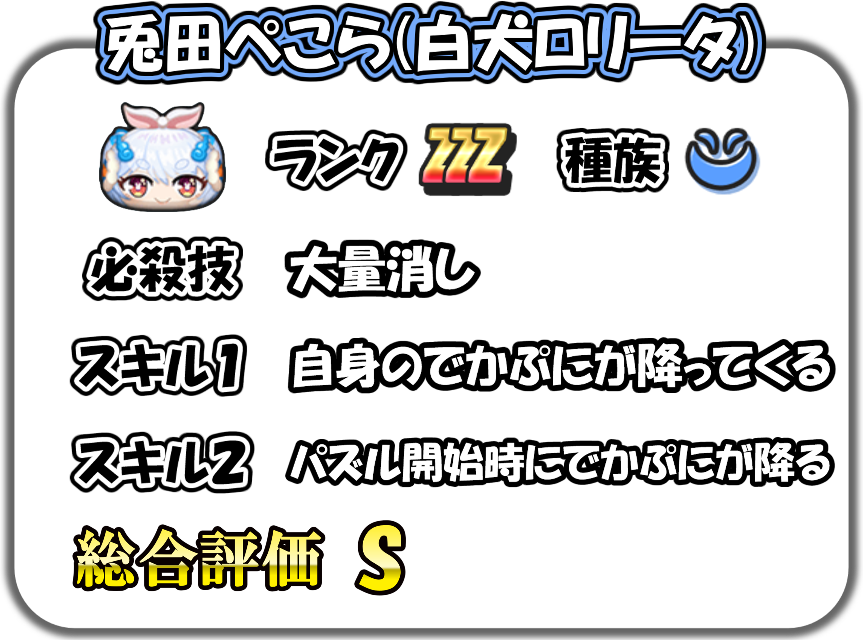 兎田ぺこら(白犬ロリータ)の解説