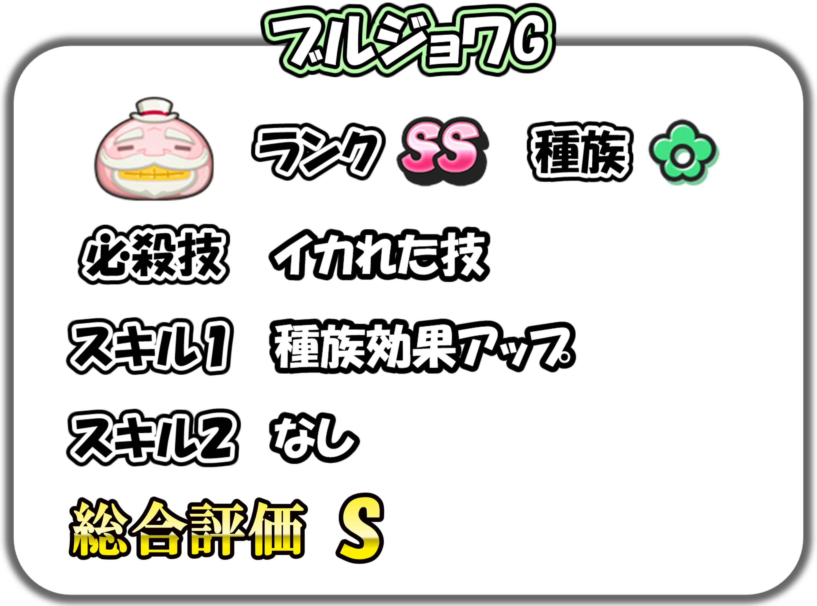 ブルジョワGの解説