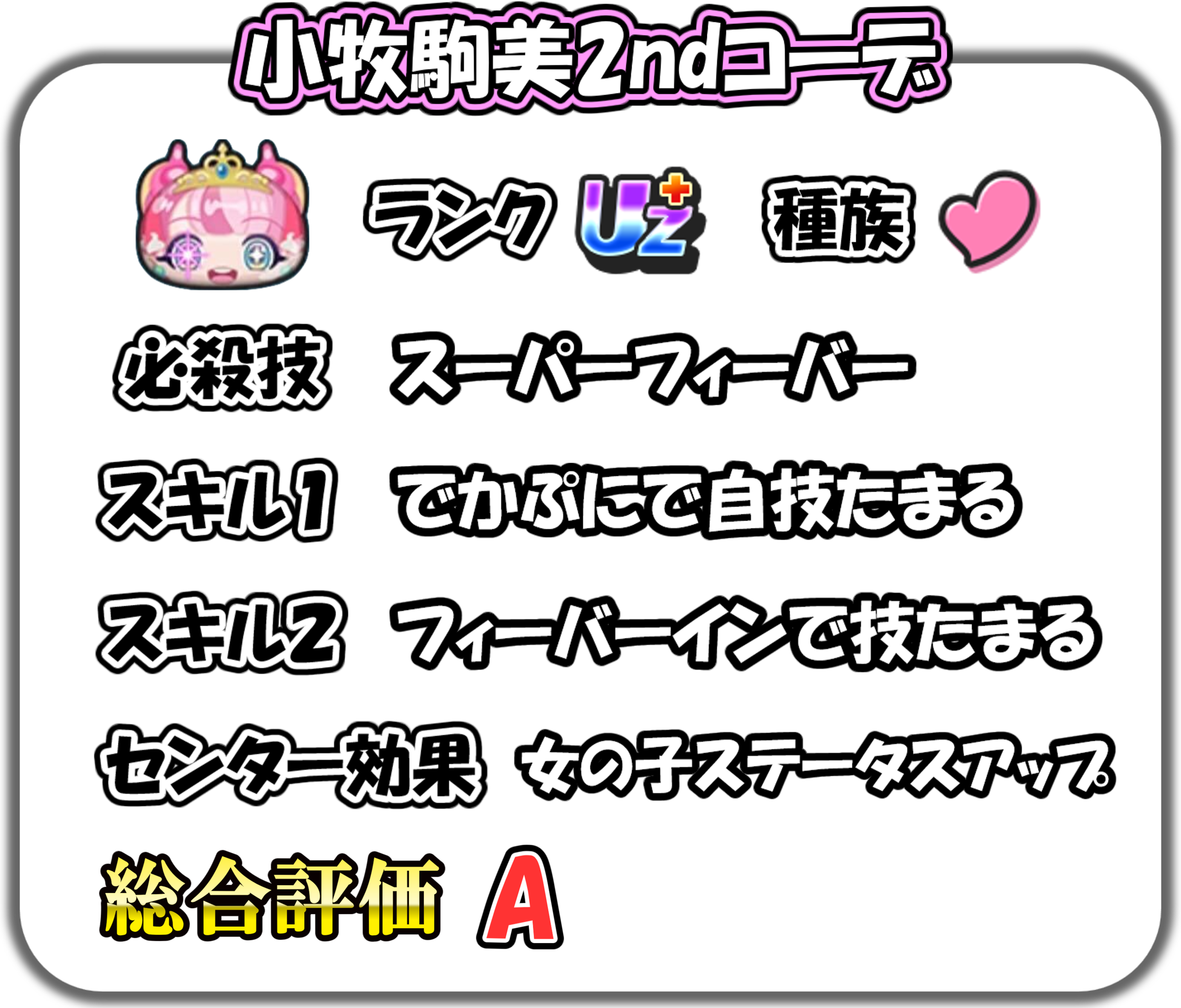 小牧駒美2ndコーデの解説