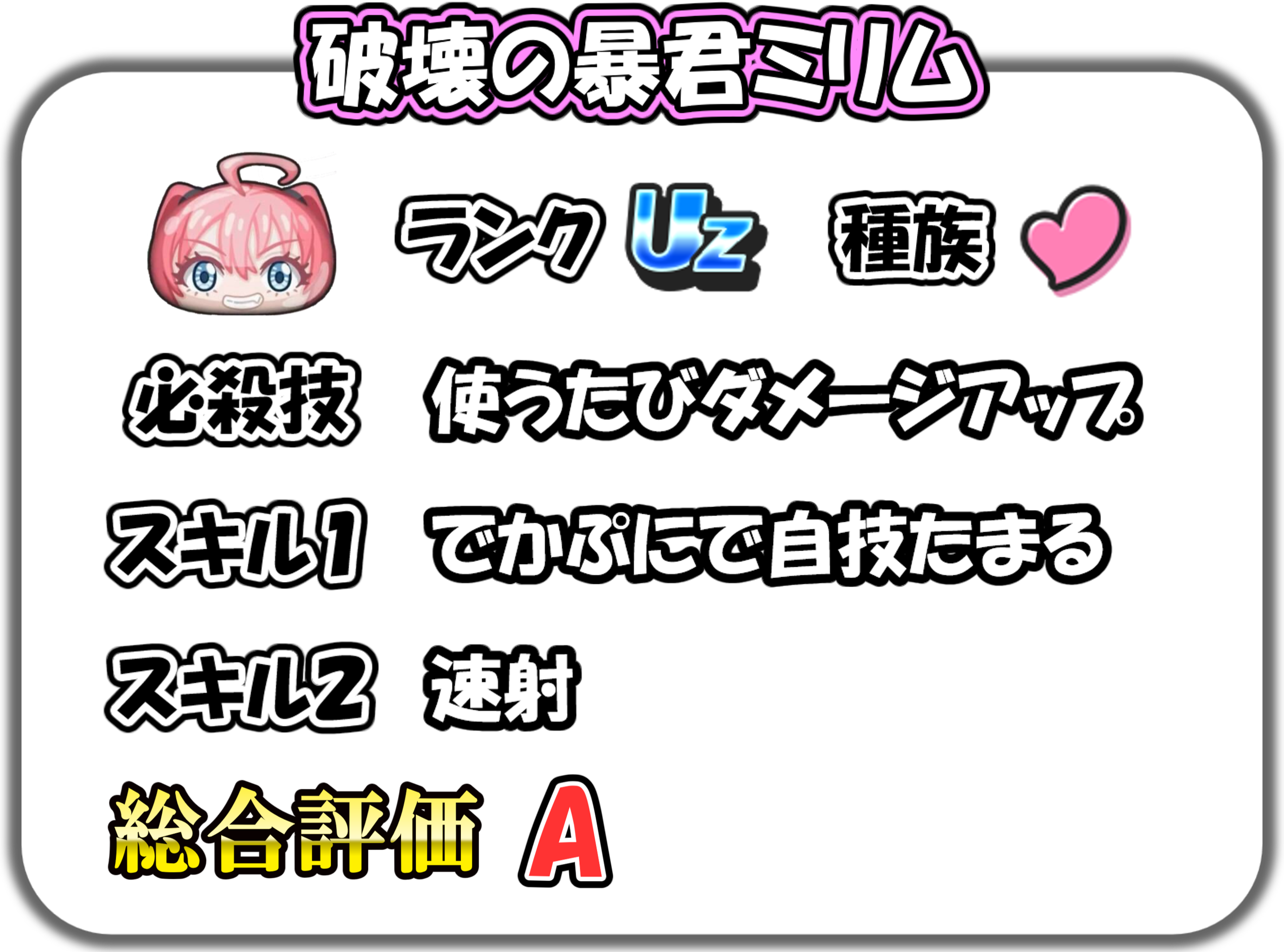 破壊の暴君ミリムの解説