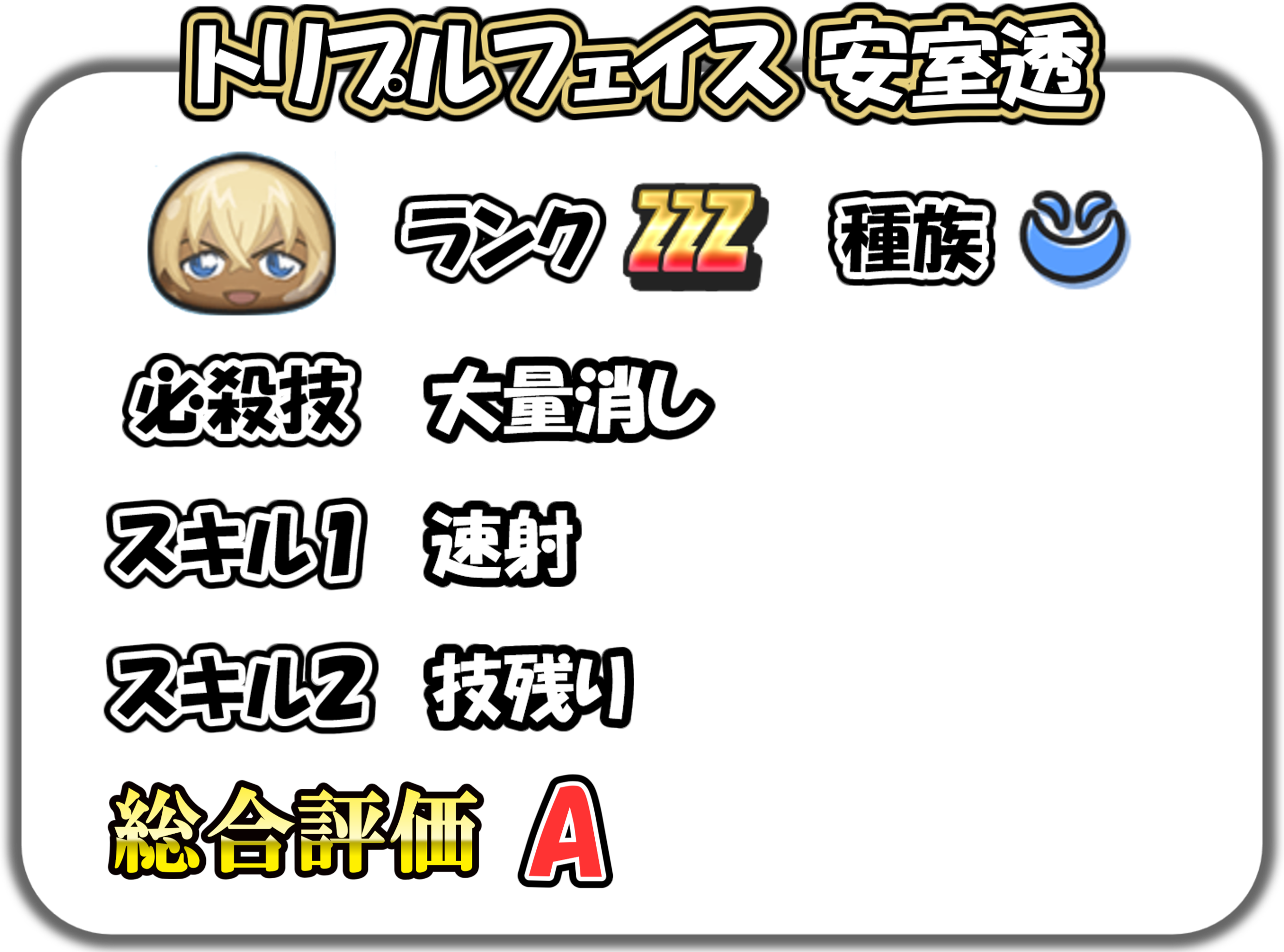 トリプルフェイス 安室透の解説