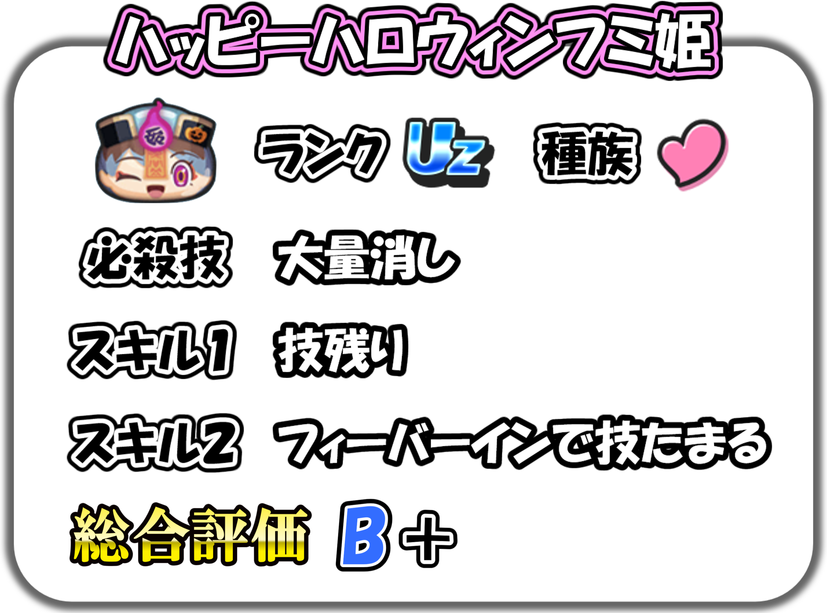 ハッピーハロウィンフミ姫の解説