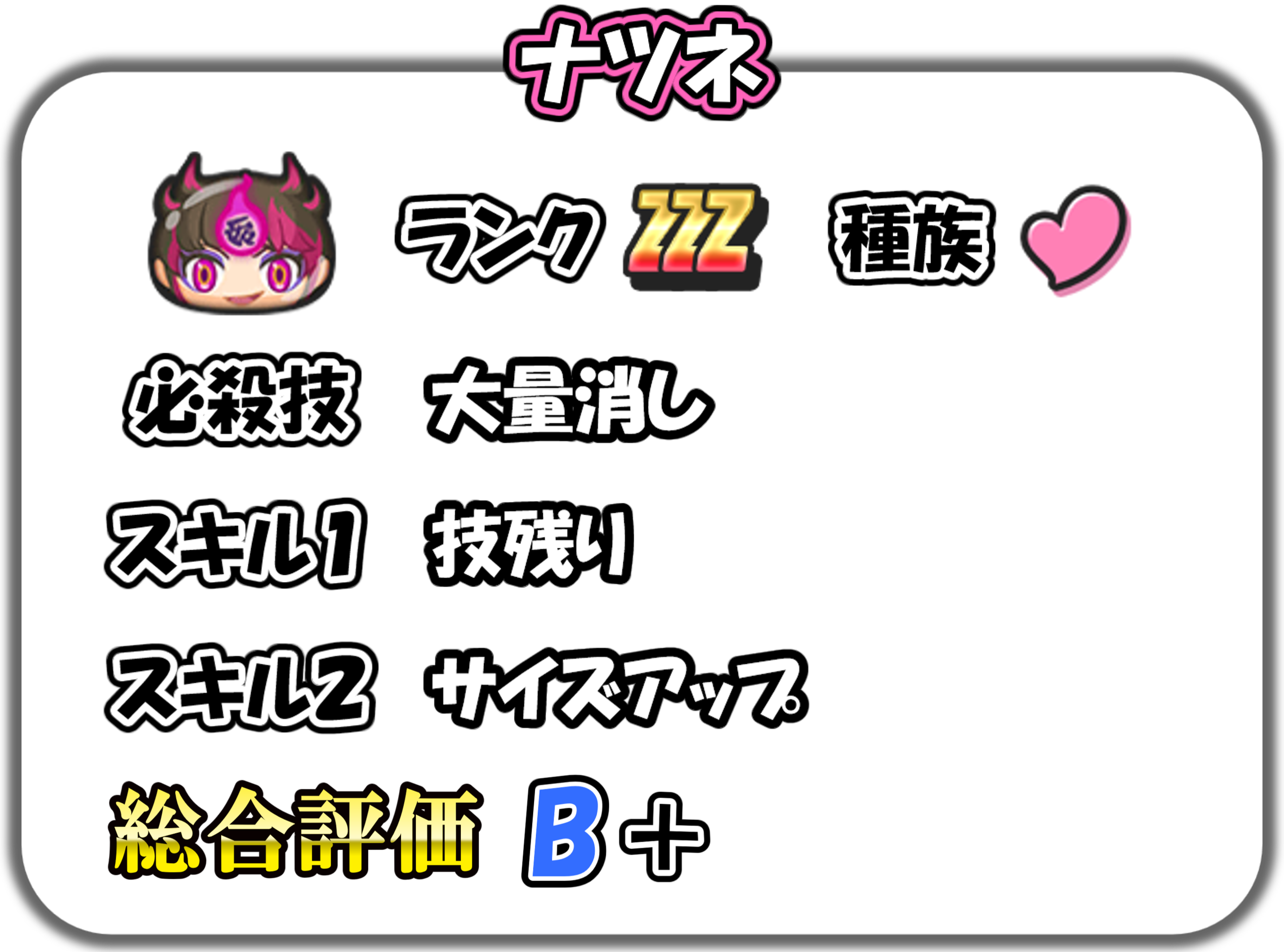 ナツネの解説