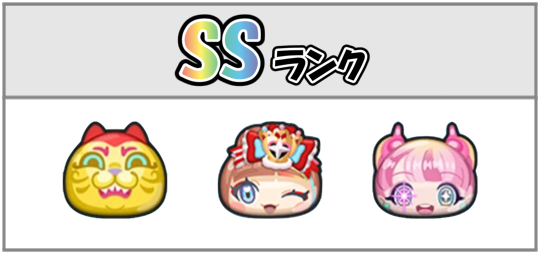 プリチー最強ランキングSSのキャラ