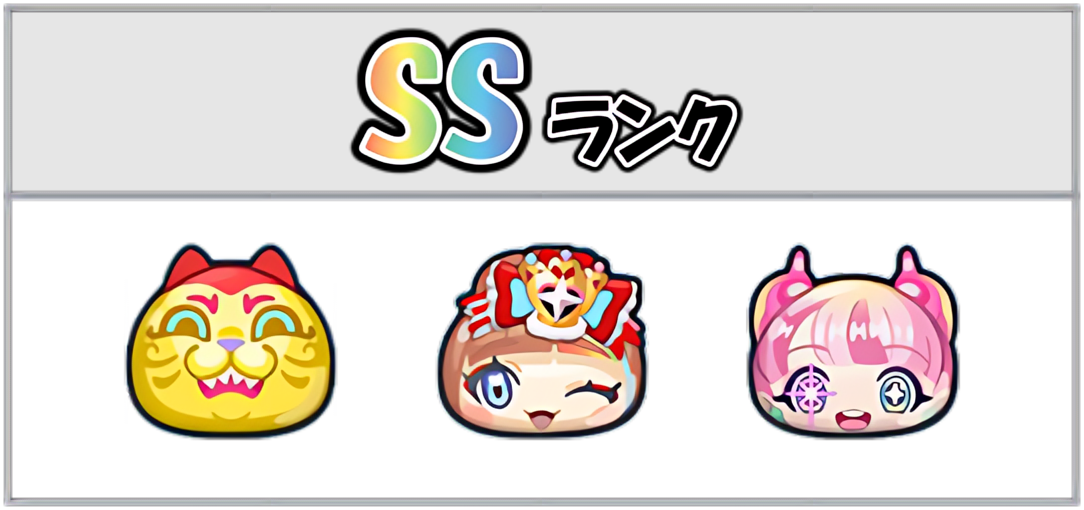 プリチー最強ランキングSSのキャラ