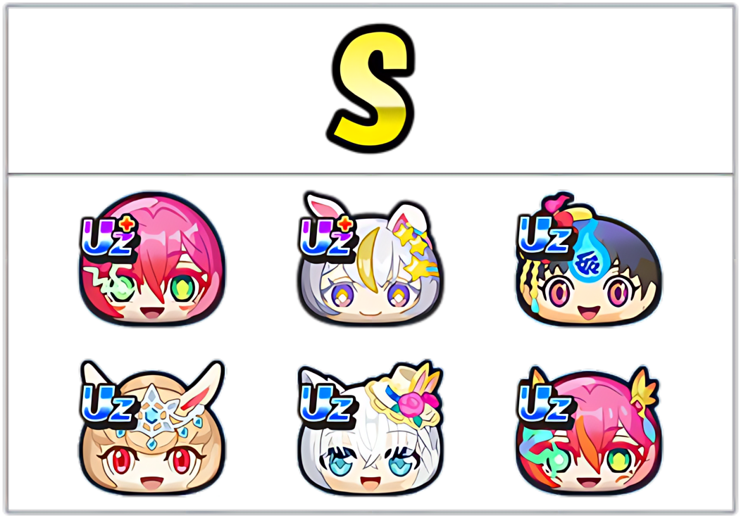フシギ最強ランキングSのキャラ
