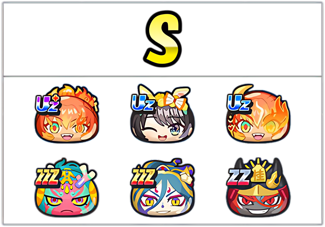 イサマシ最強ランキングSのキャラ