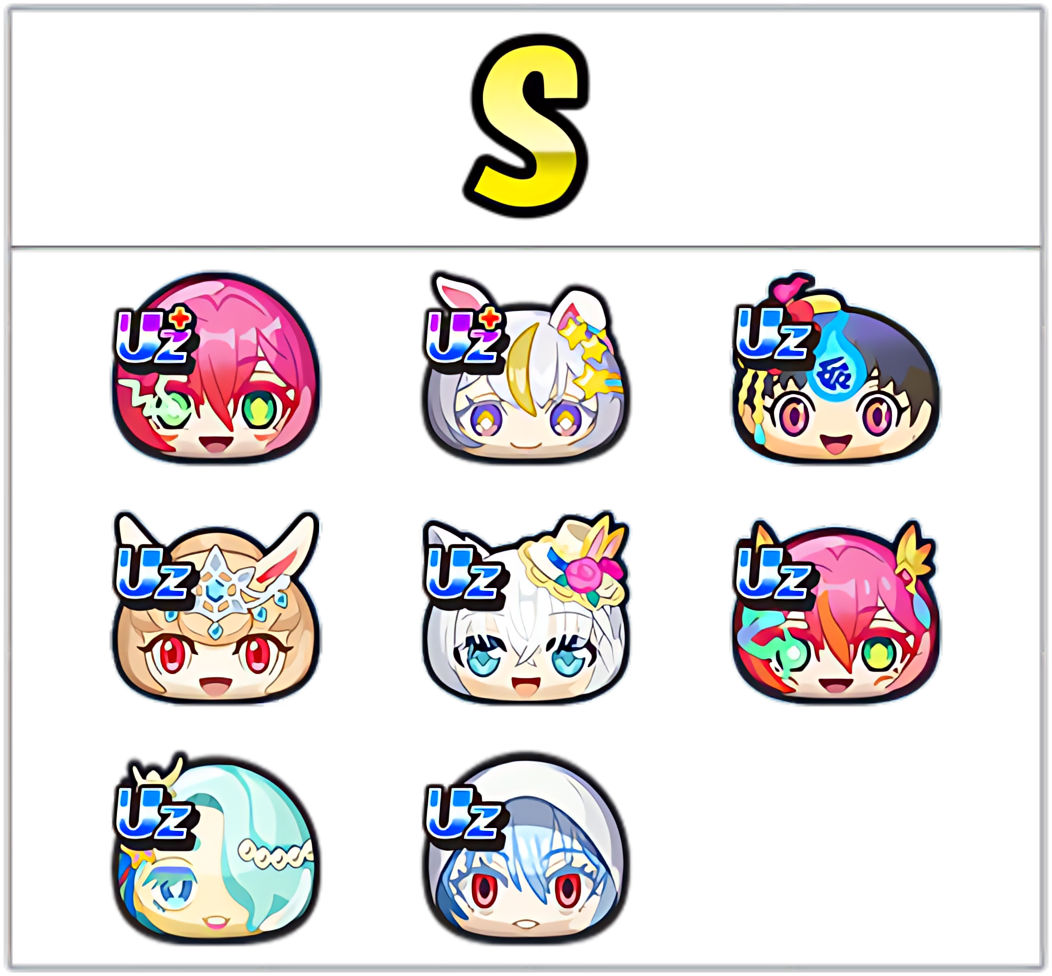 フシギ最強ランキングSのキャラ