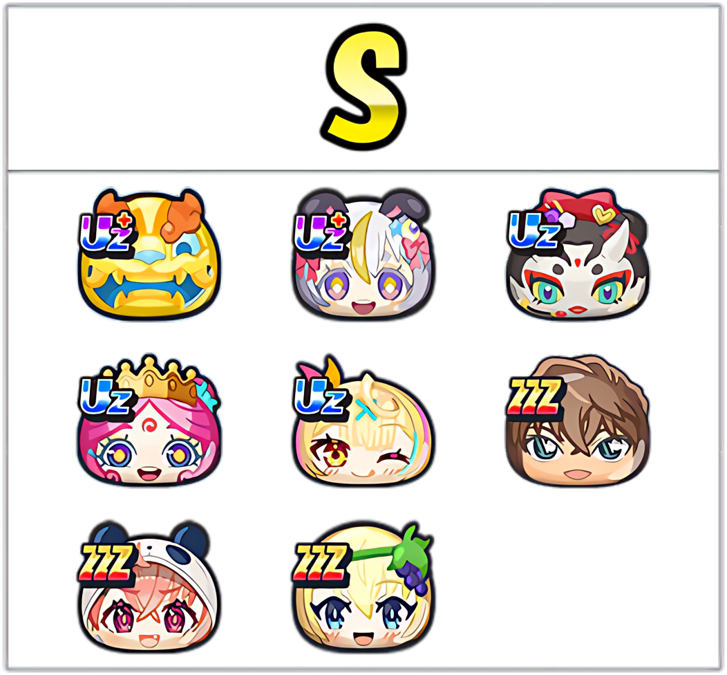 プリチー最強ランキングSのキャラ