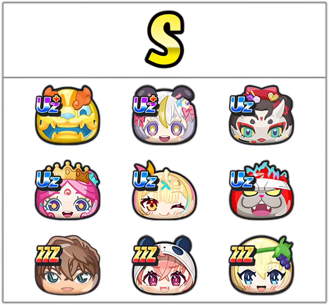 プリチー最強ランキングSのキャラ