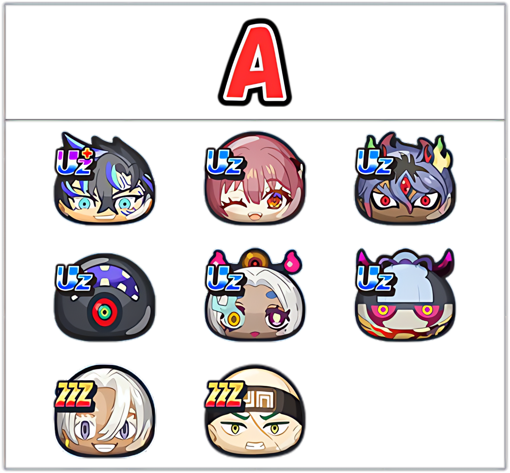 ブキミー最強ランキングAのキャラ