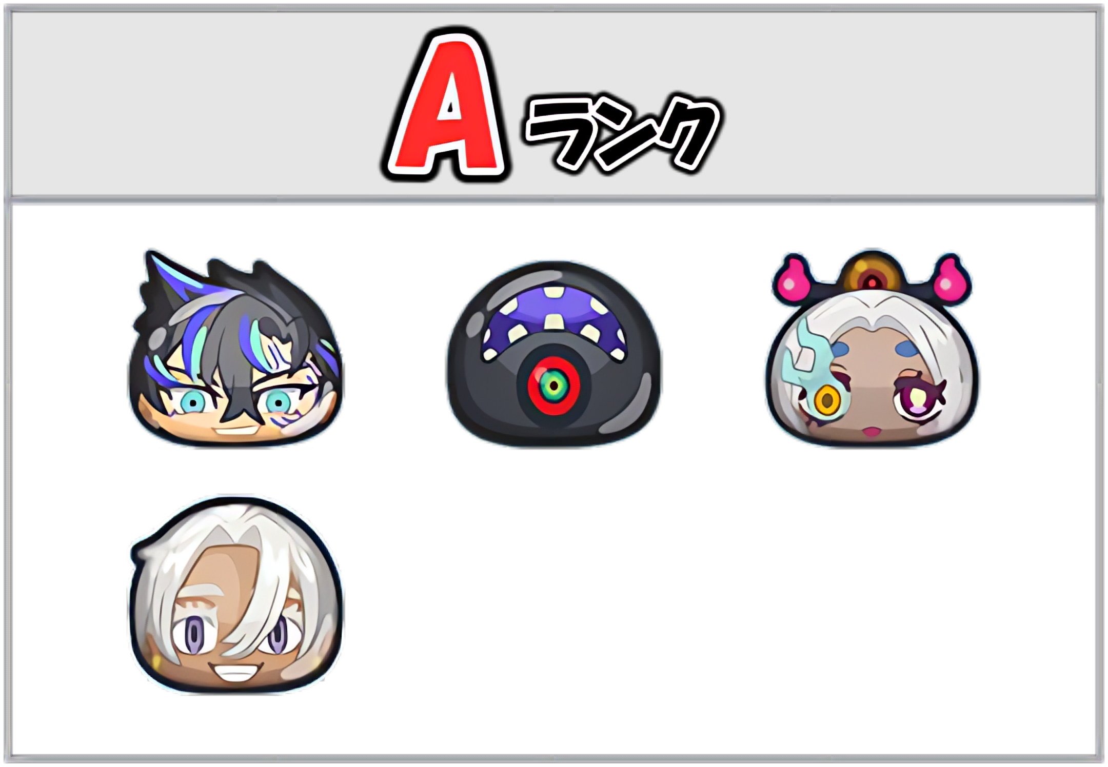ブキミー最強ランキングAのキャラ