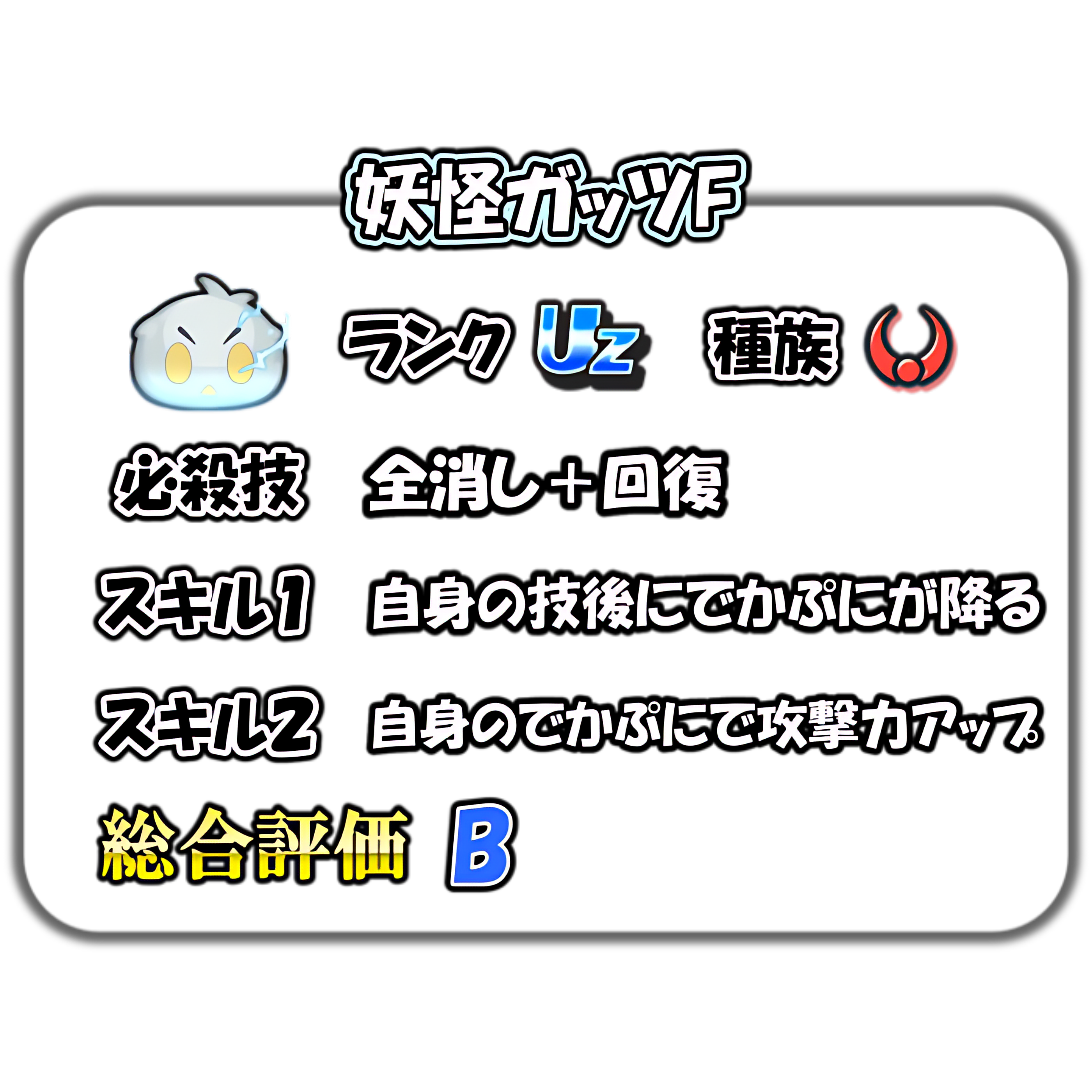 妖怪ガッツFの解説