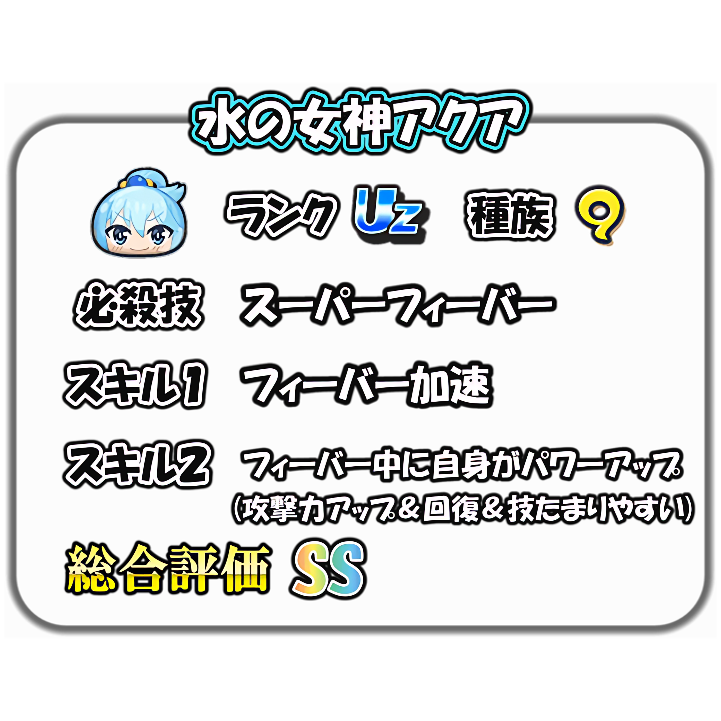 【ぷにぷに】水の女神アクアの解説