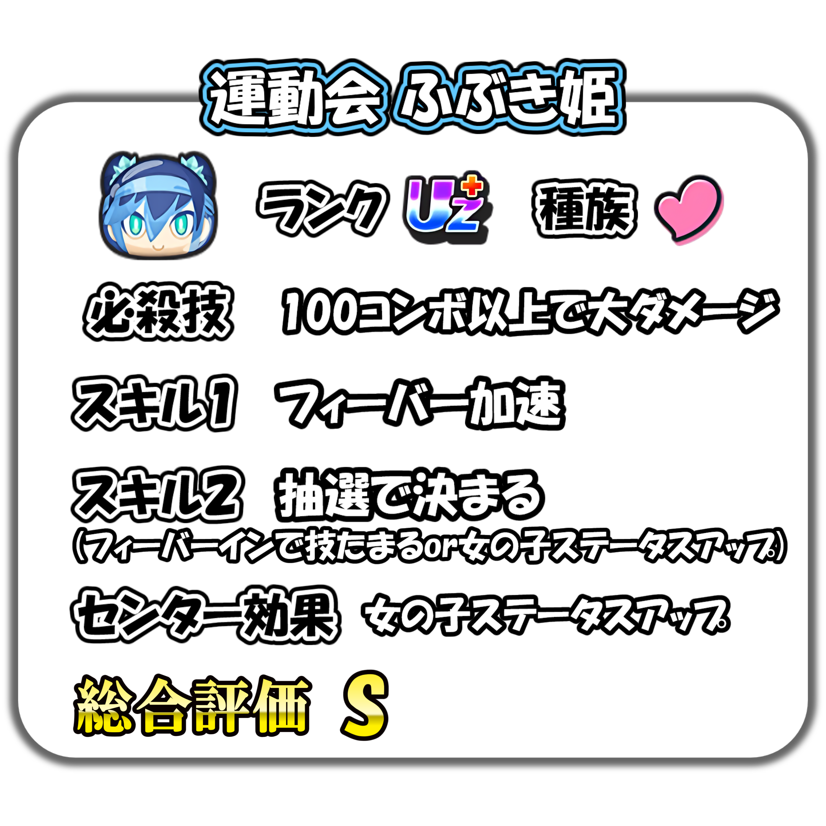 運動会 ふぶき姫の解説