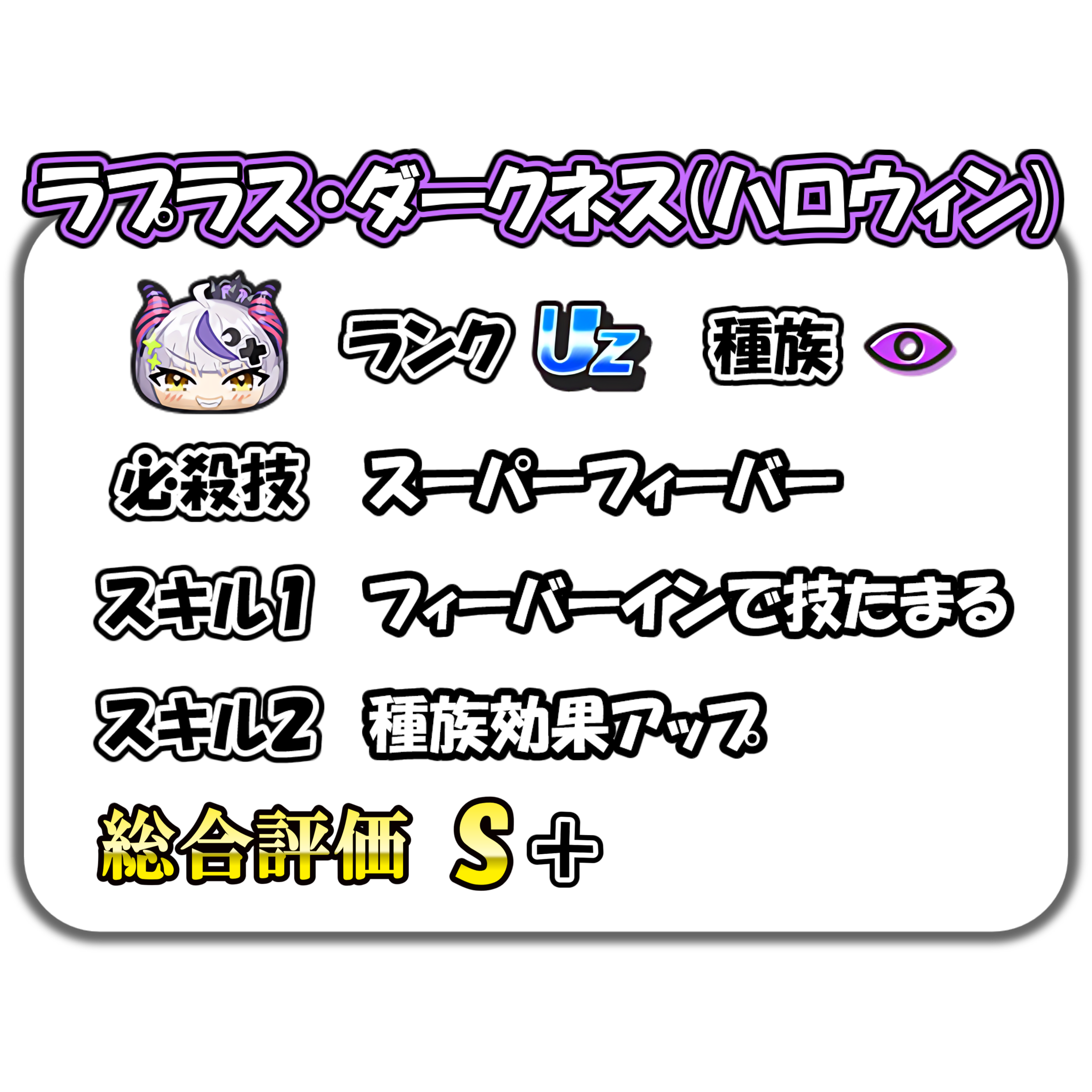 ラプラス・ダークネス(ハロウィン)の解説
