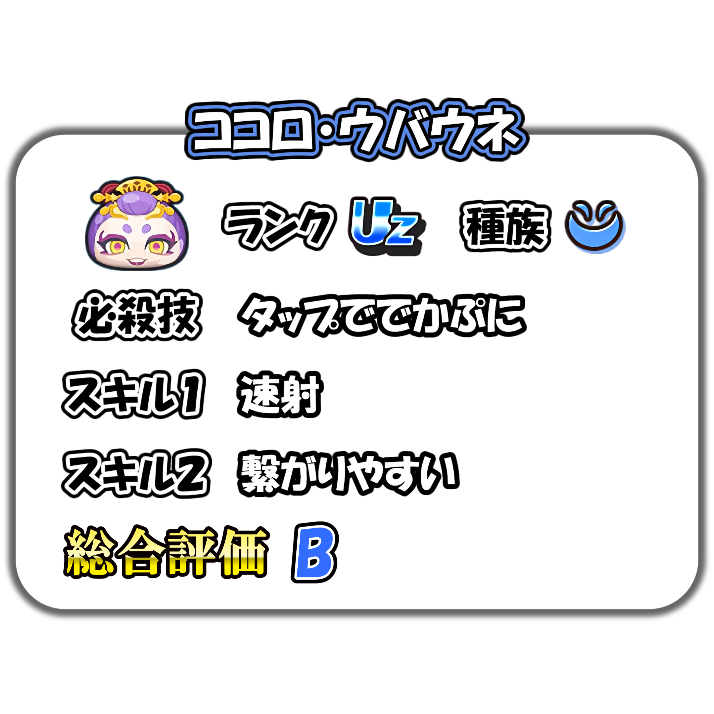 ココロ・ウバウネの解説