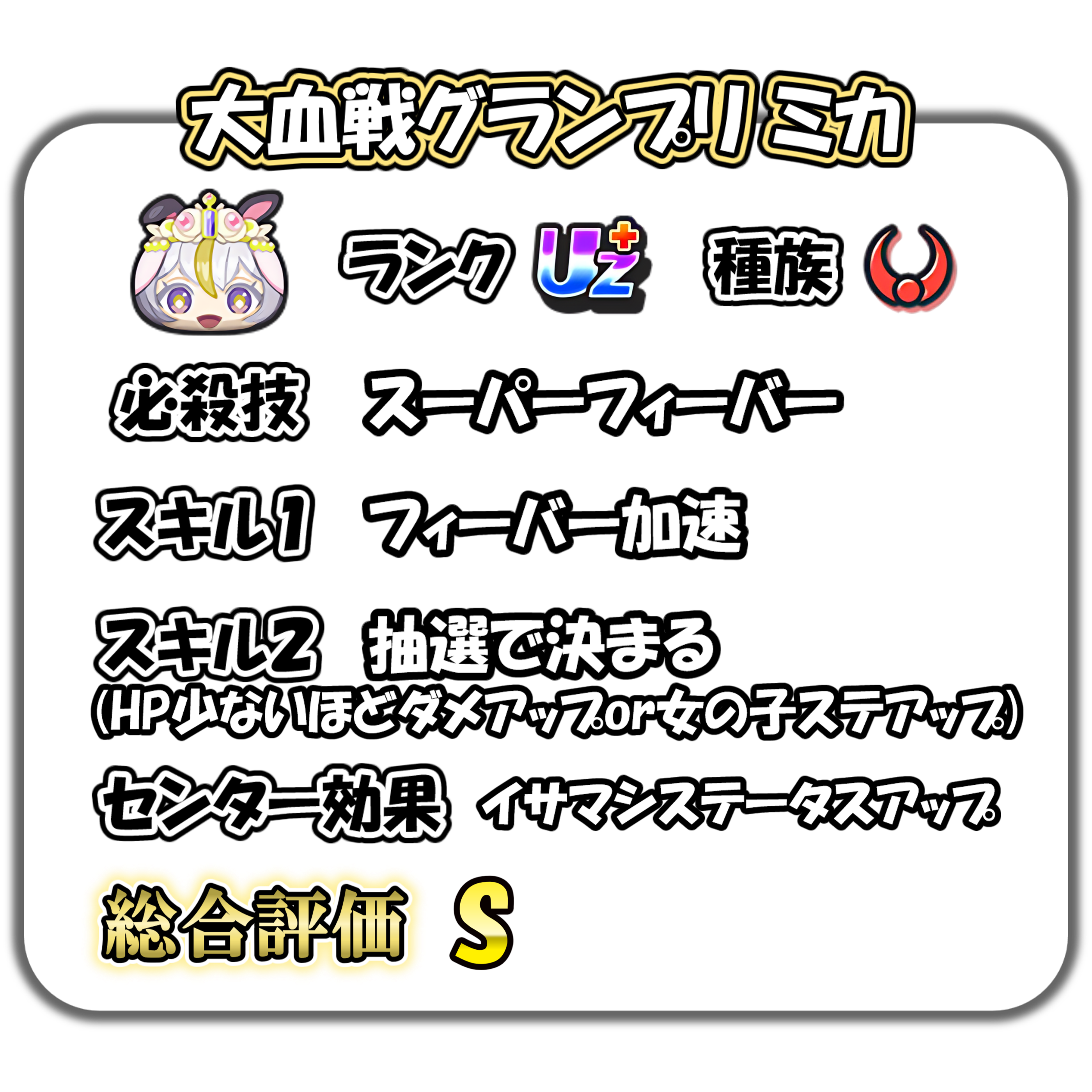 大血戦グランプリ ミカの解説