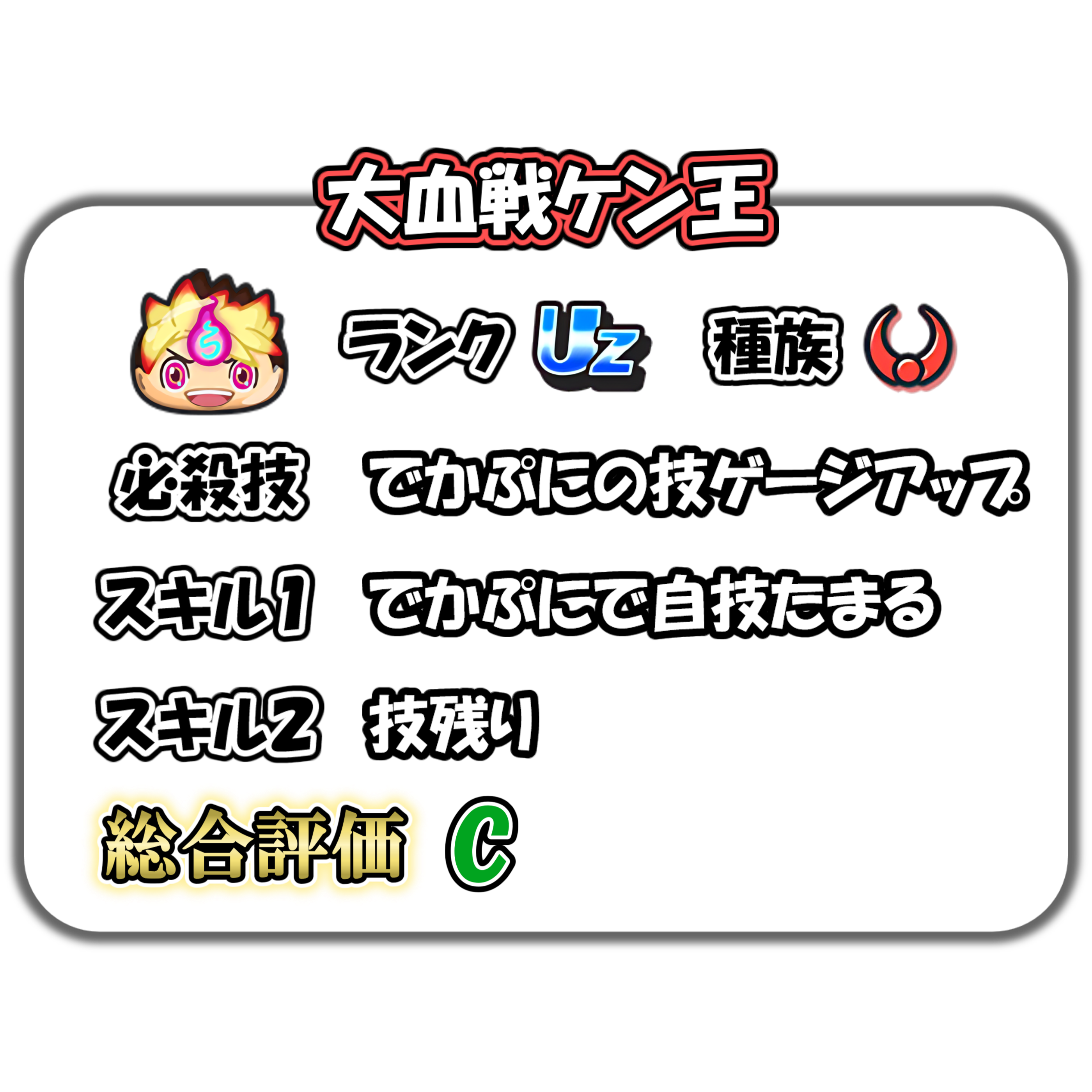 大血戦ケン王の解説